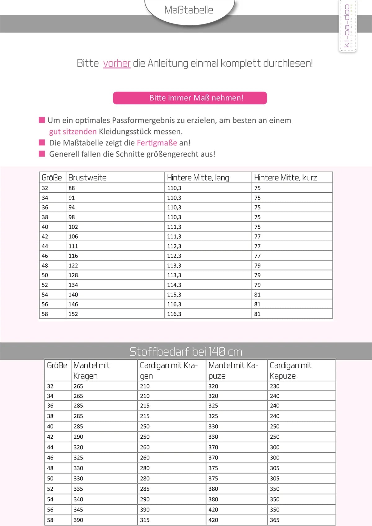 Workshop Mantel Bente Damen - 17.11. UND 01.12.2023