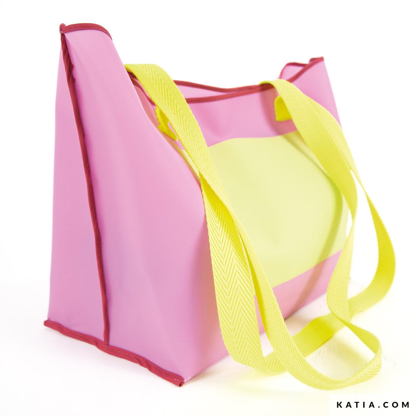 Vinylstoff PVC Katia beschichtet limonengelb