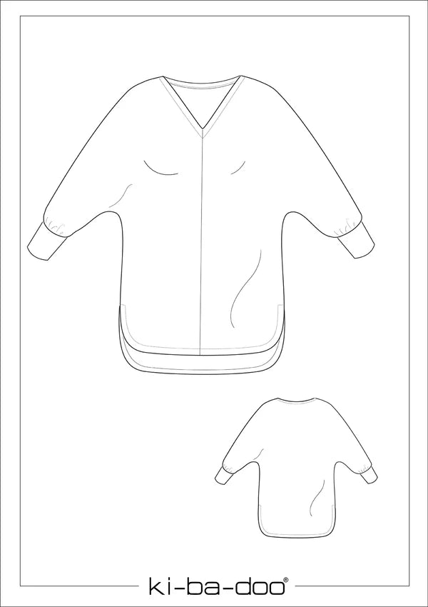 Ki-ba-doo Fledermaus-Bluse Blooma Damen