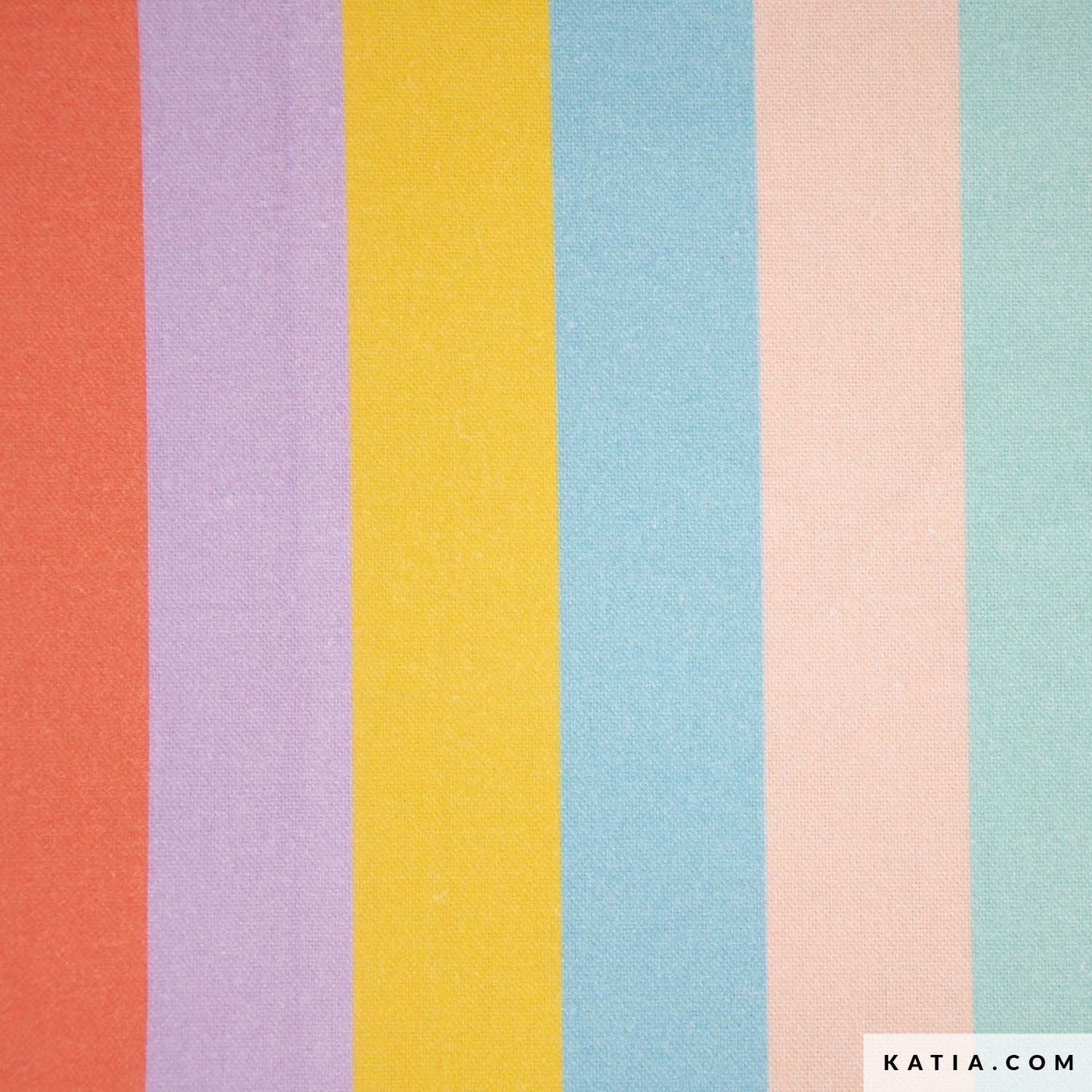 Canvas Katia Pastel Stripes