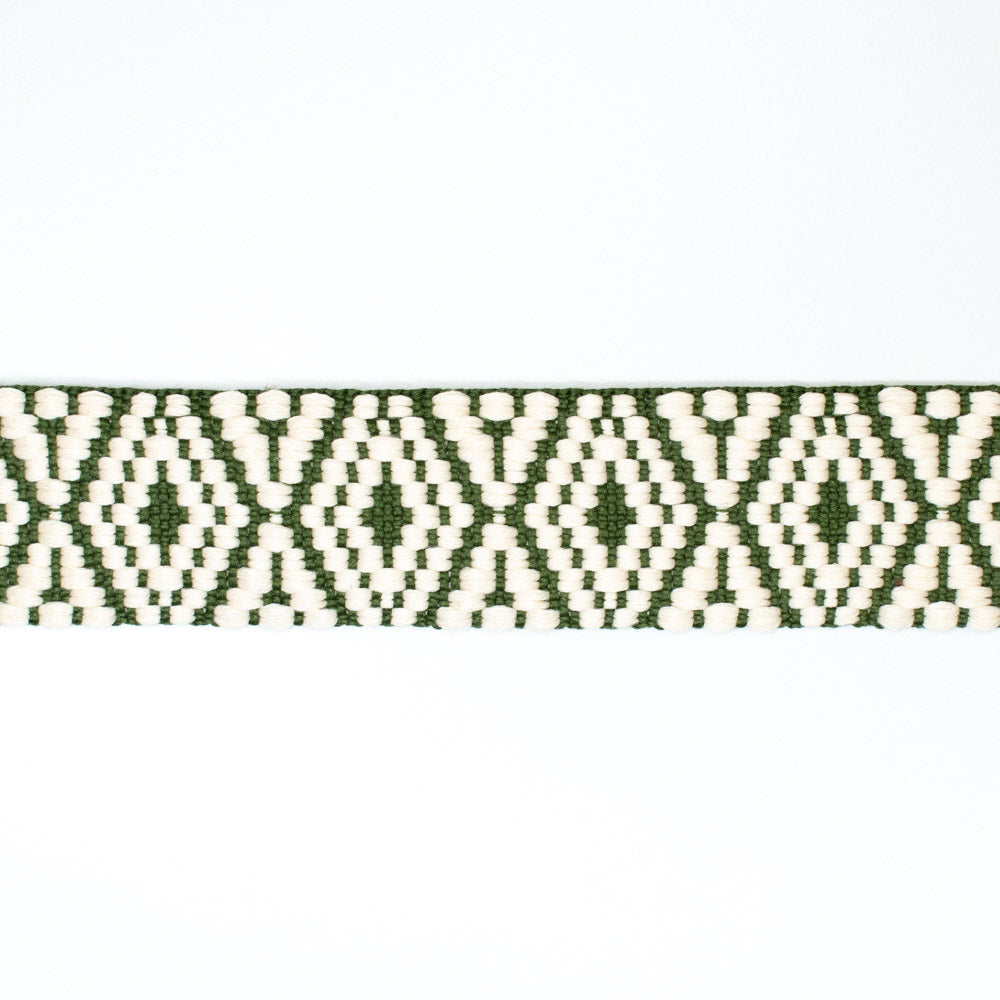 Gurtband Ethno khaki grün 38mm