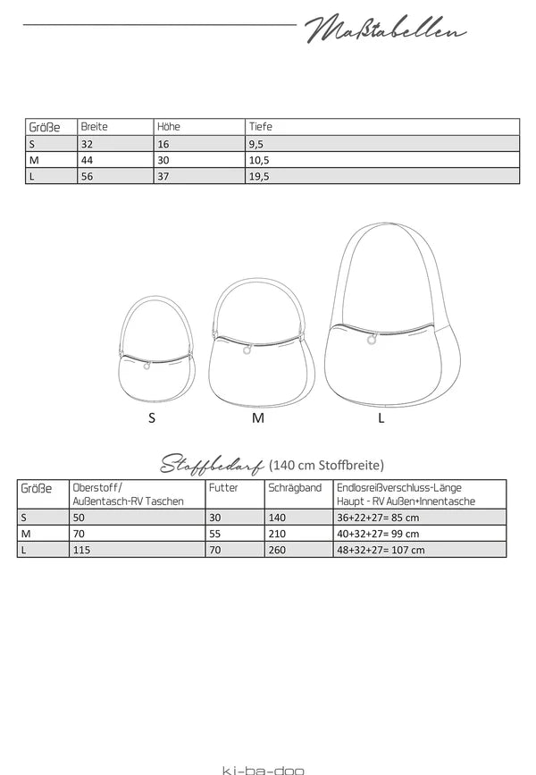 Ki-ba-doo Måne Tasche Damen