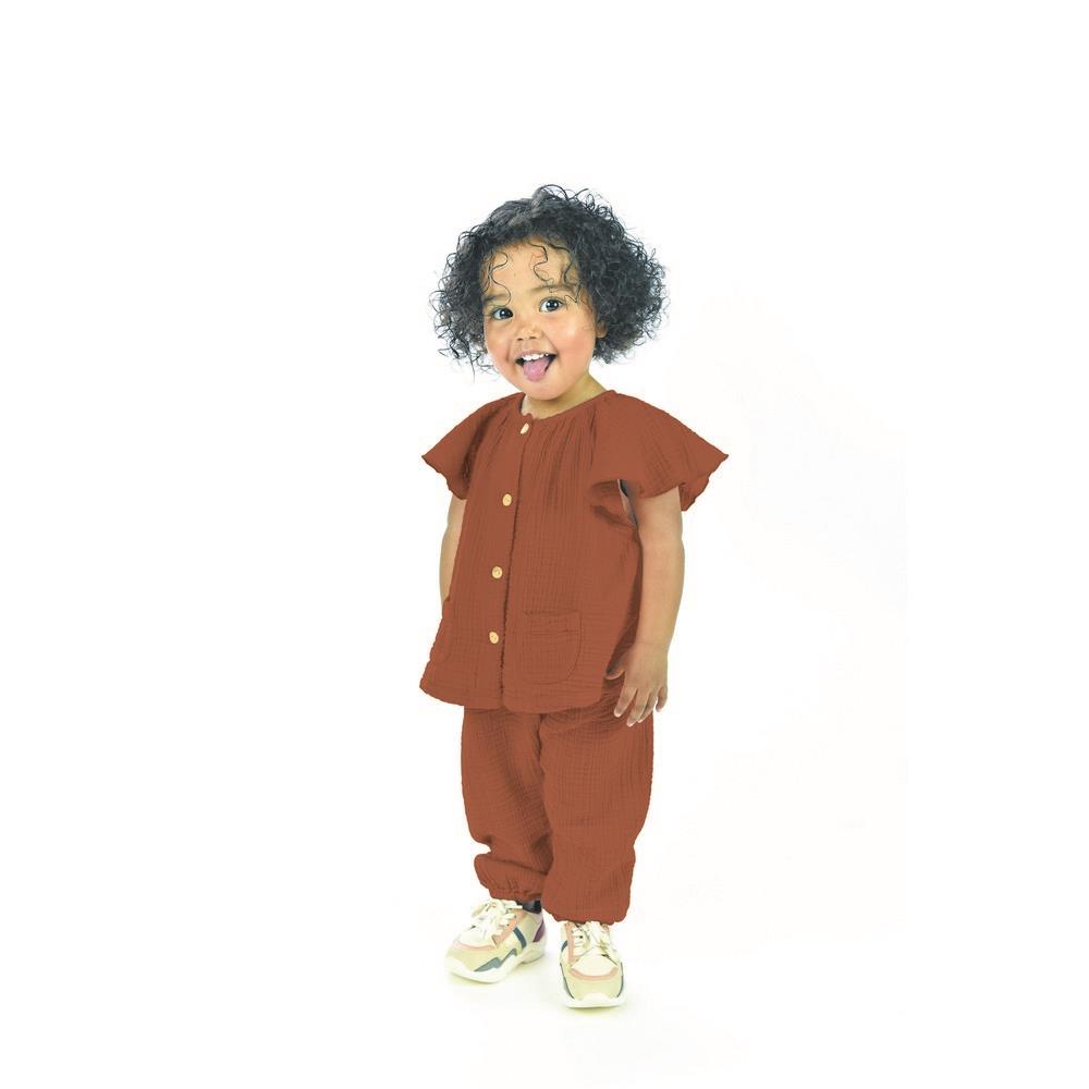 Musselin uni bordeaux