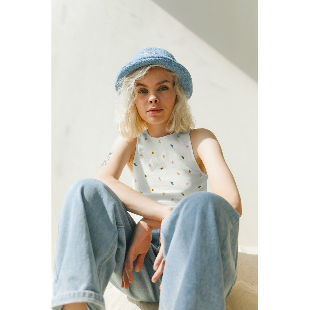 Jersey melange Glitzer Striche anthrazit