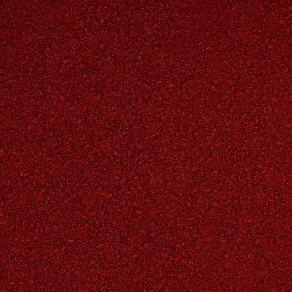 Bouclé uni weinrot