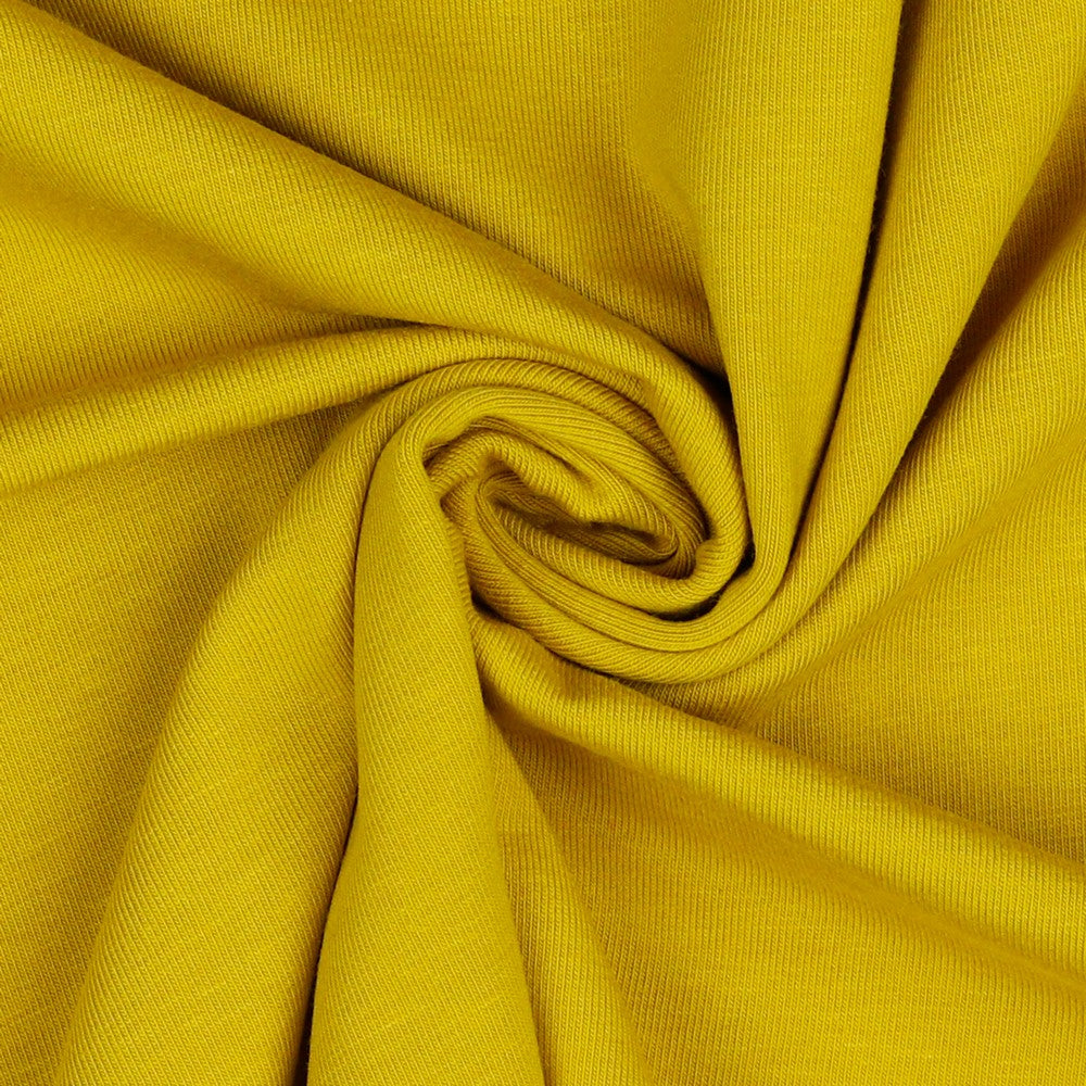 Jersey uni Bio senfgelb
