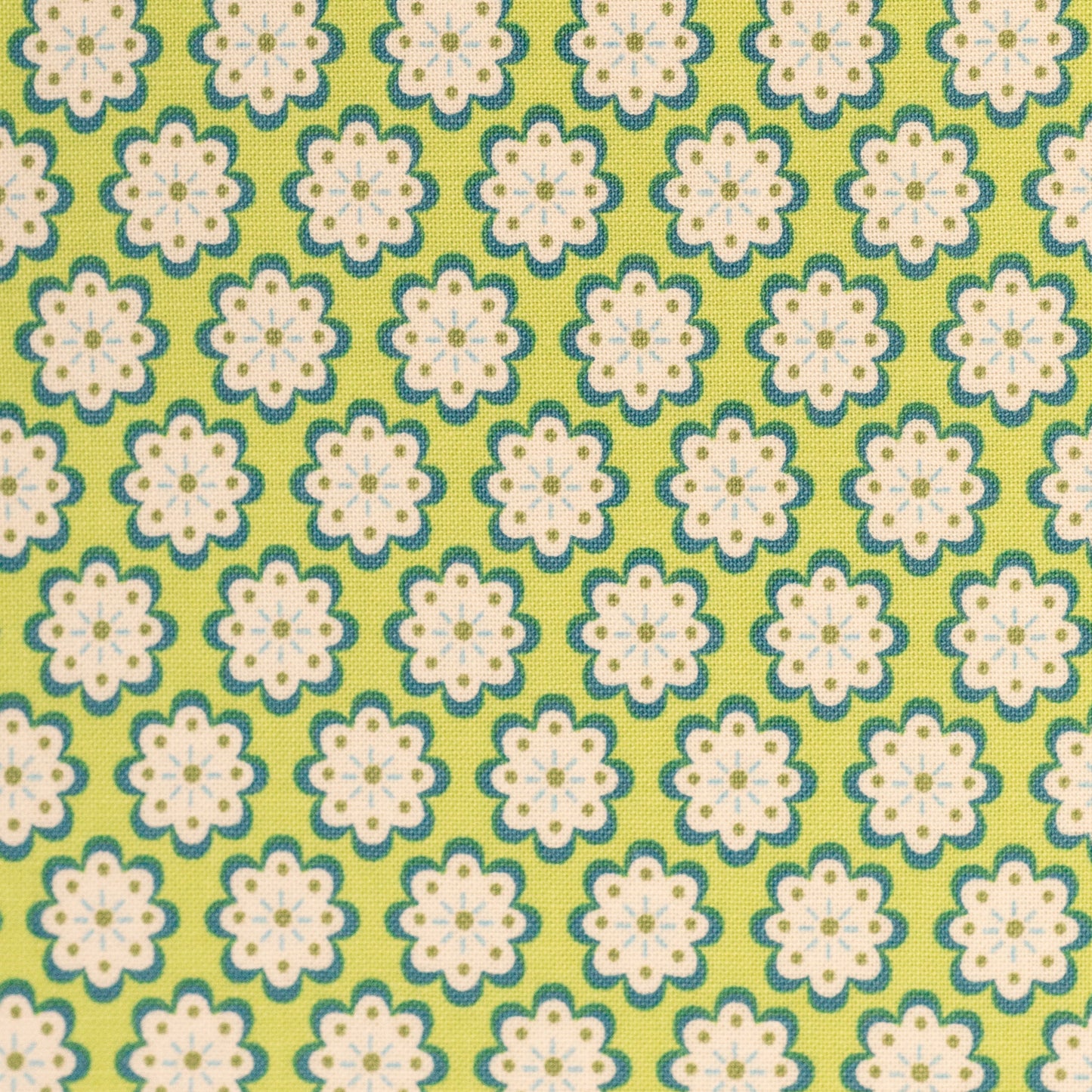 Baumwolle Julia Prilblüten grün