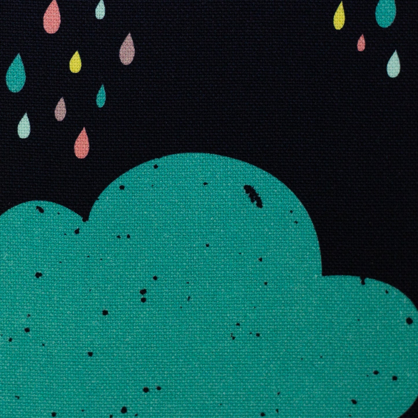 Canvas Wolken dunkelblau