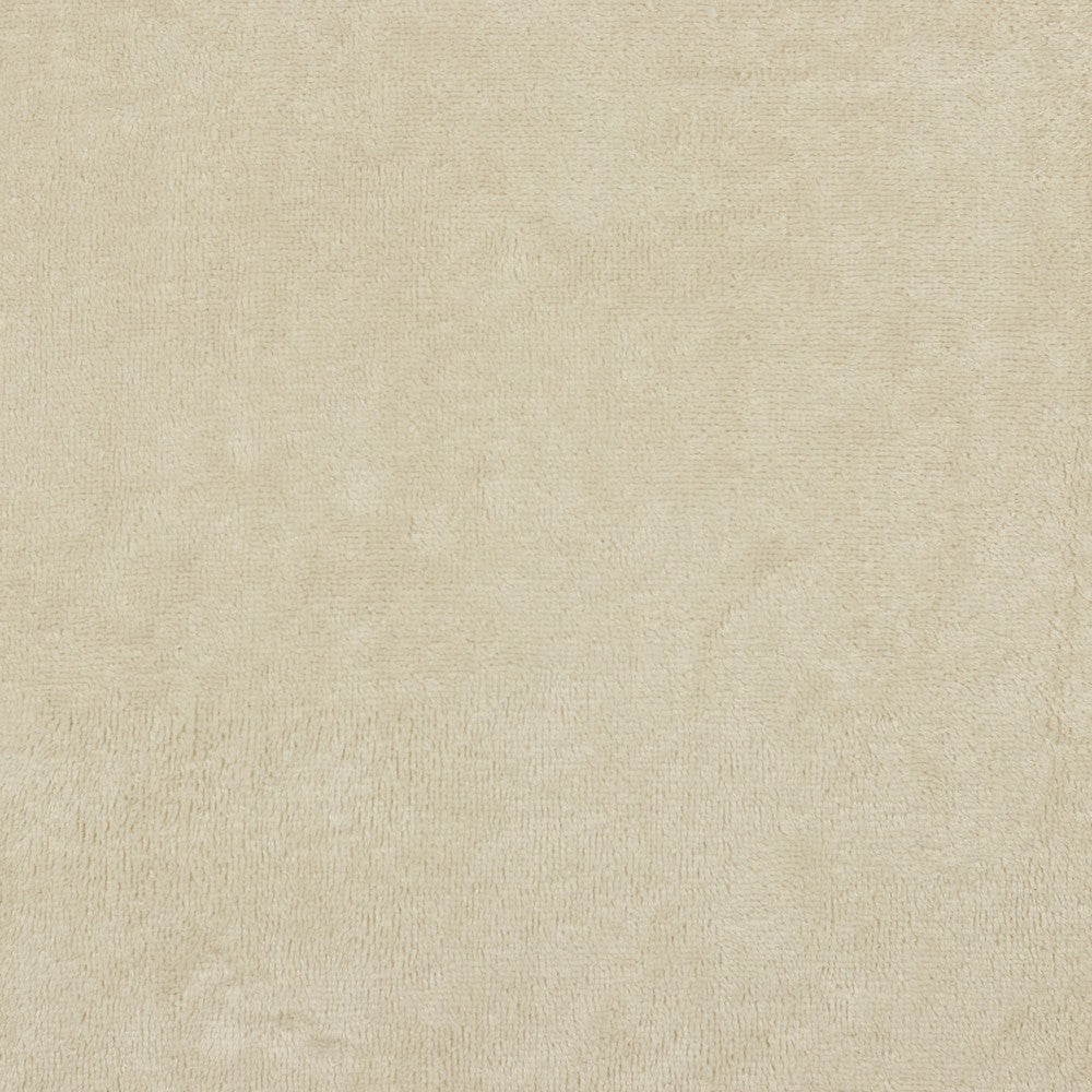 Kuschel Frottee Bambus sand