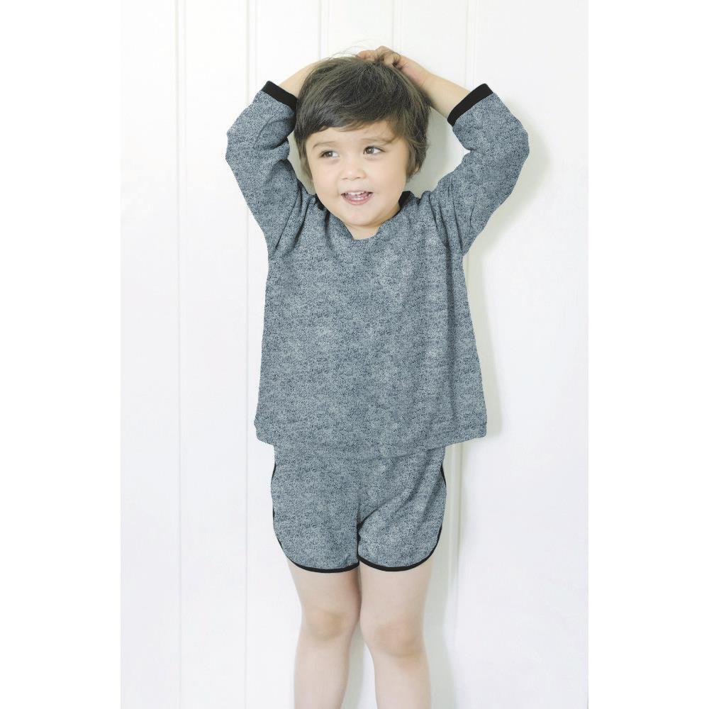 Sweat uni grün melange