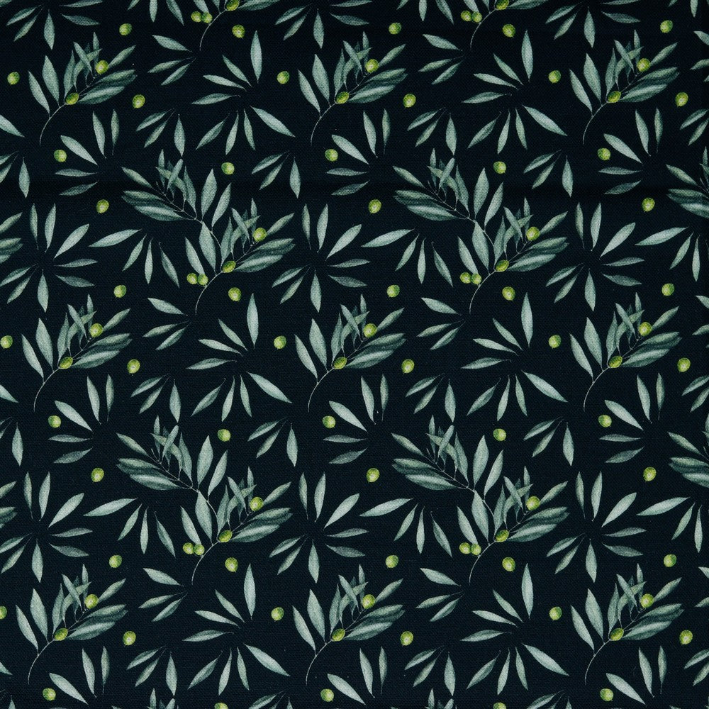 Canvas Oliven schwarz