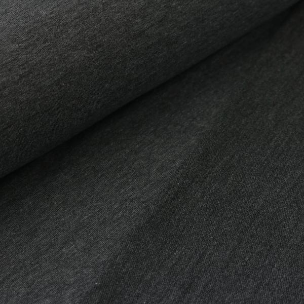 Sweat French Terry uni anthrazit meliert