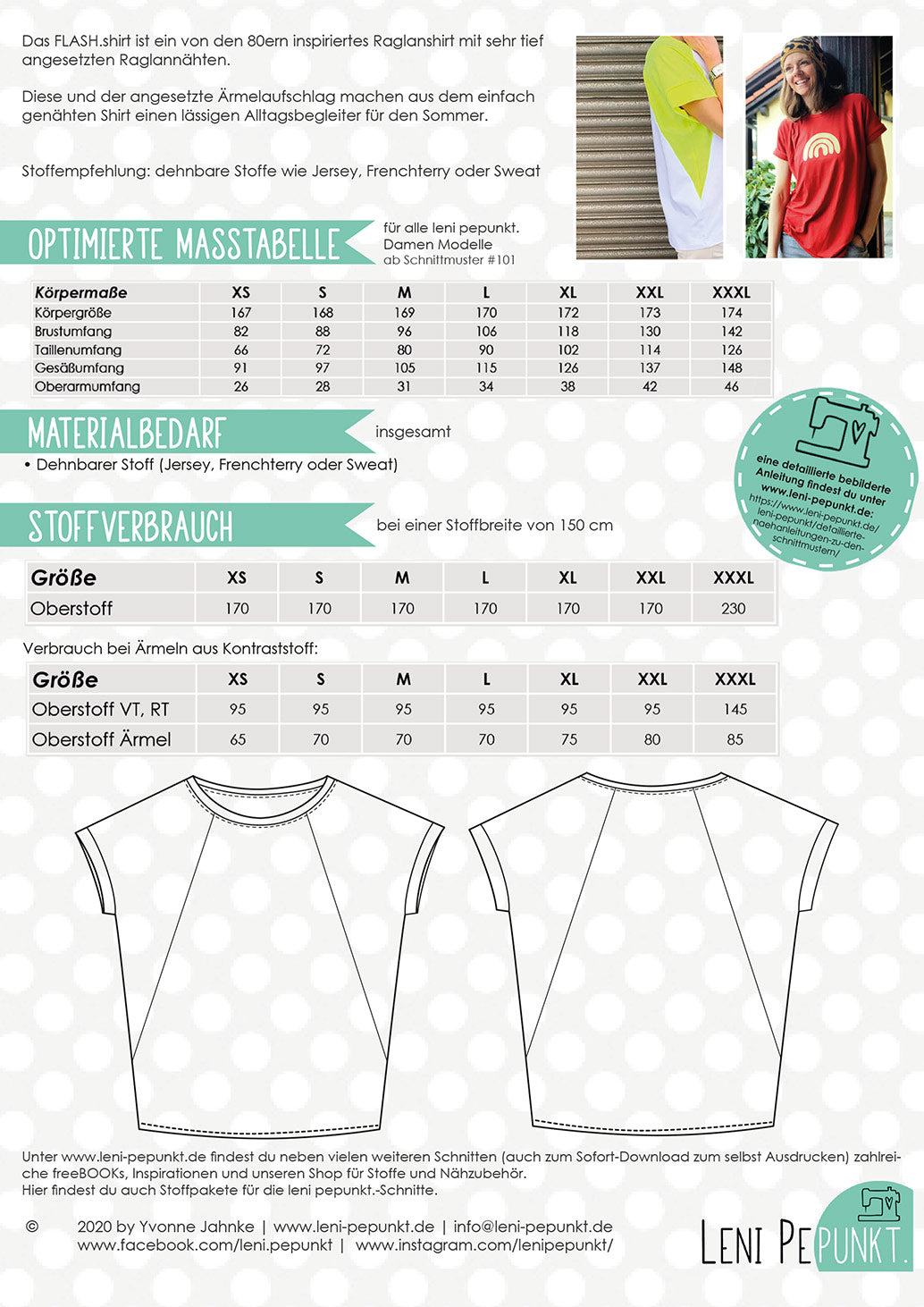 Lenipepunkt FLASH.shirt Damen #144