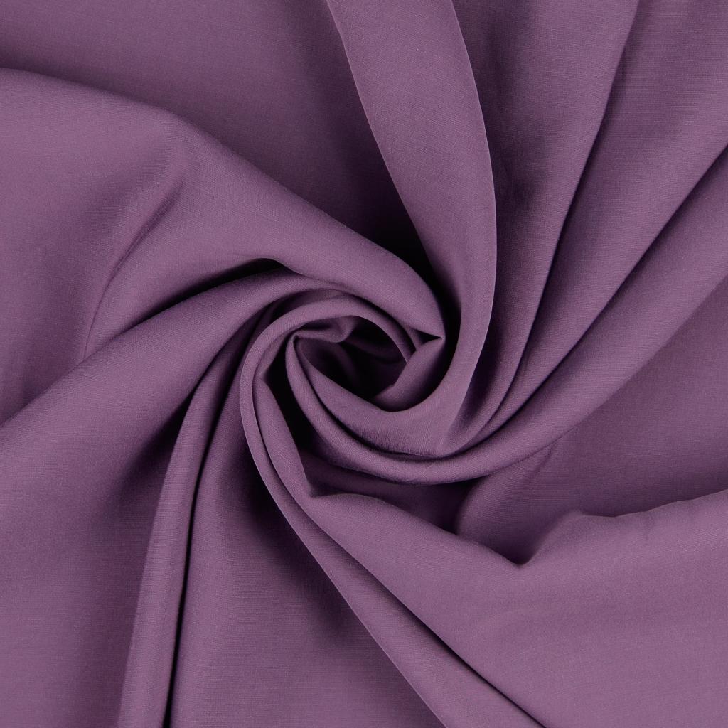Viskose Bluse uni flieder/ mauve
