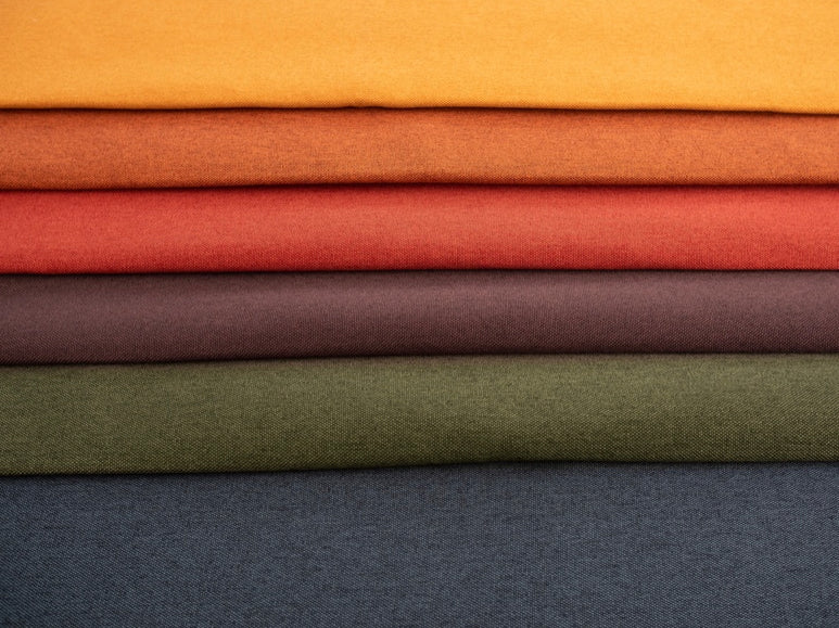 Taschenstoff Rom petrol dunkel meliert