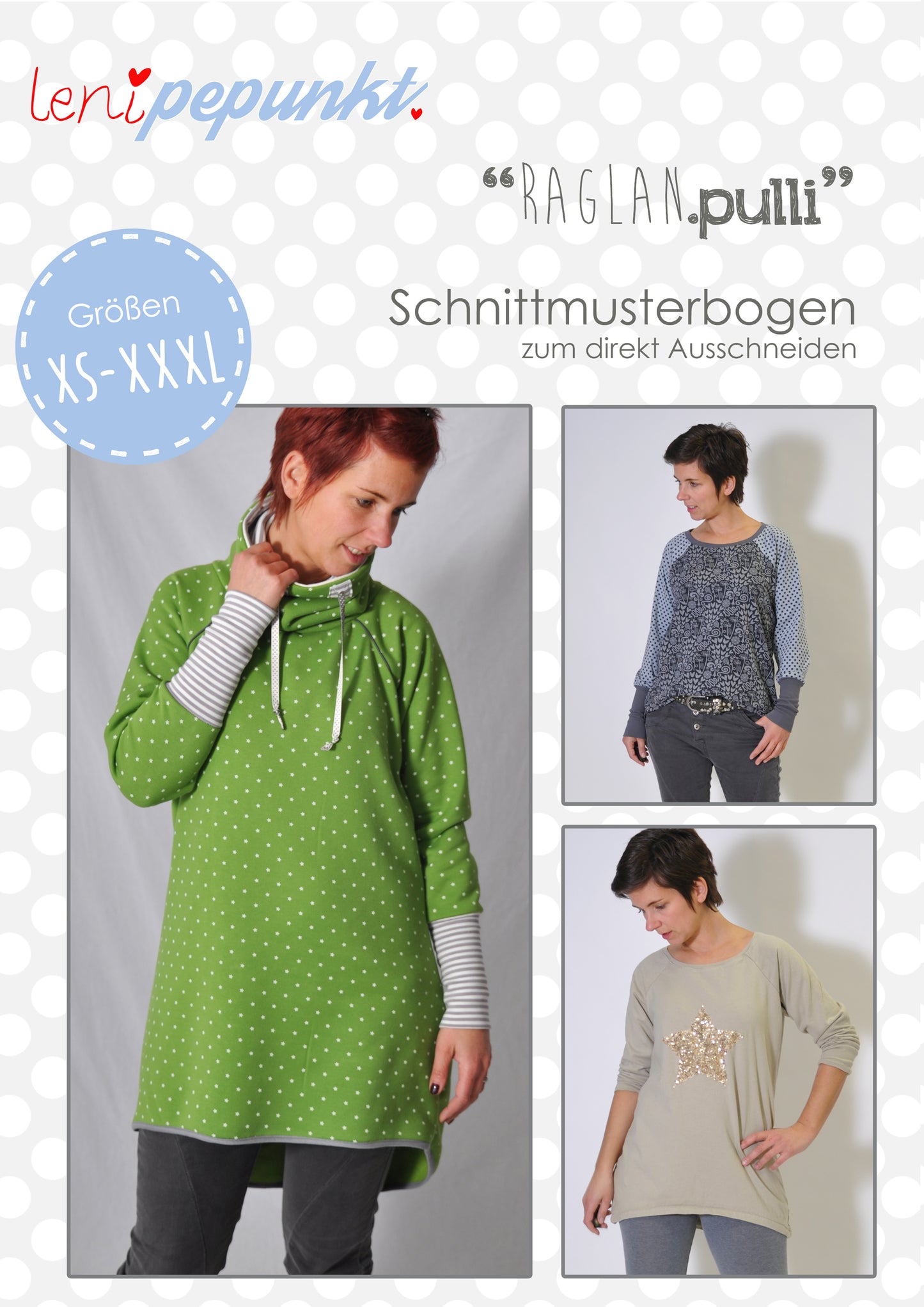 Lenipepunkt RAGLAN.Pulli Damen #70