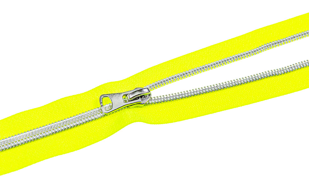 Endlos Reißverschluss S80 neon gelb