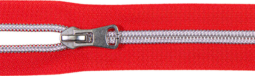Endlos Reißverschluss S80 rot