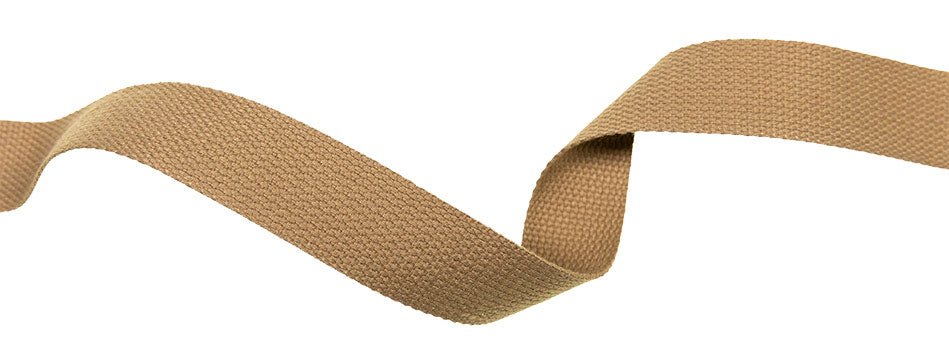 Gurtband Baumwolle 30mm beige