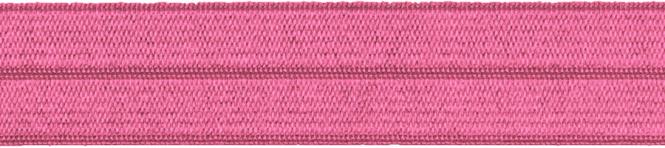 Elastisches Einfassband 20mm pink erika