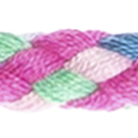 Baumwollkordel 8mm multicolour pink