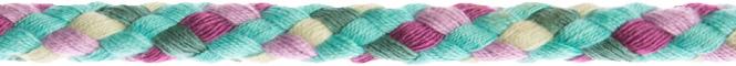 Baumwollkordel 8mm multicolour mint