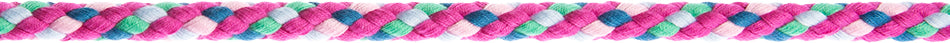 Baumwollkordel 8mm multicolour pink