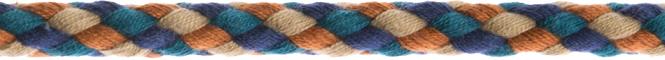 Baumwollkordel 8mm multicolour camel