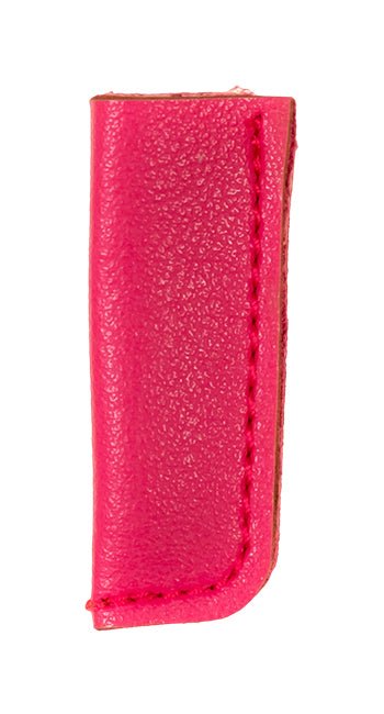 Kordelenden Kunstleder pink 2 Stück
