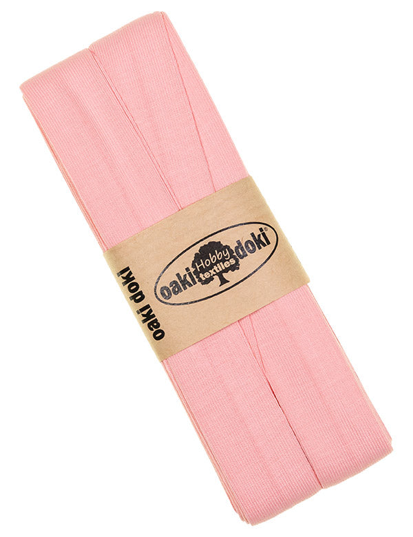 Jersey Schrägband 40/20mm Coupon lachs