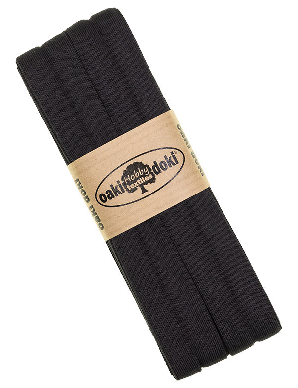 Jersey Schrägband 40/20mm Coupon anthrazit