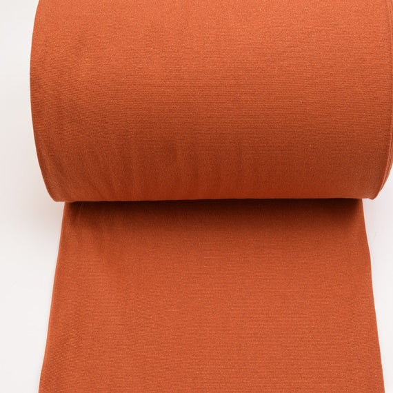 Bündchen Glitzer terrakotta