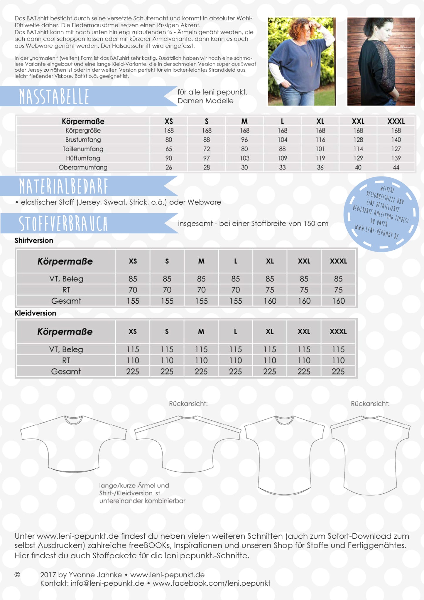 Lenipepunkt BAT.shirt Damen #89
