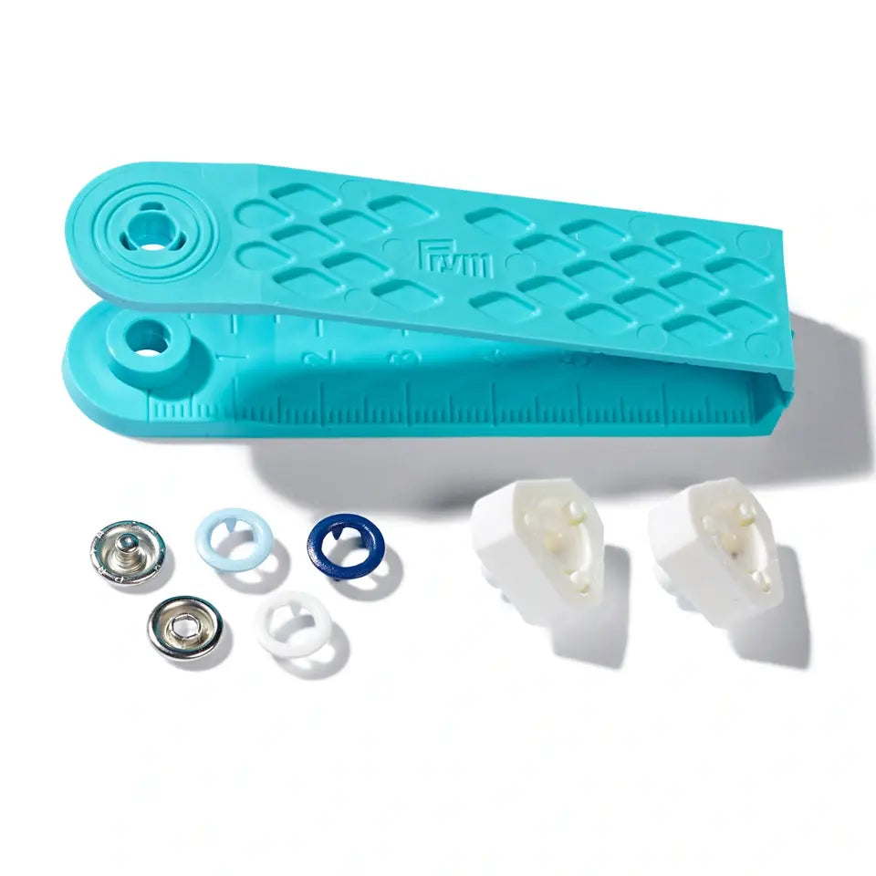 Prym Love Druckknöpfe Jersey 8mm blau weiß