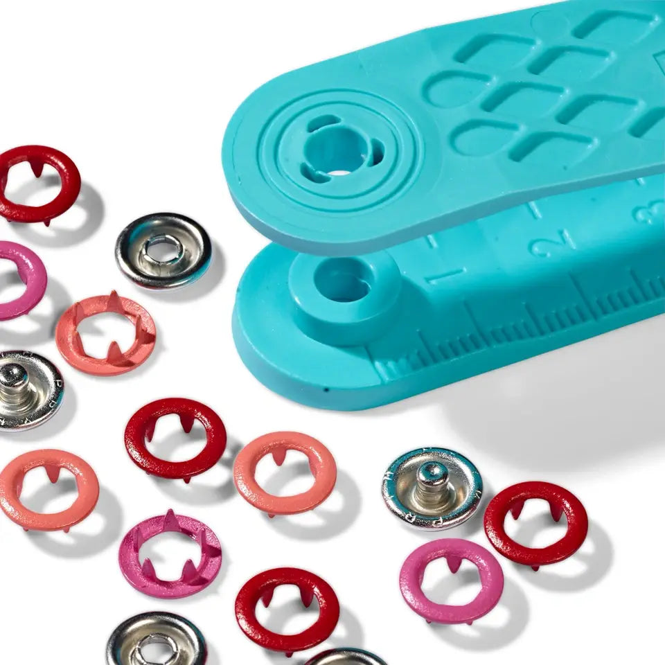 Prym Love Druckknöpfe Jersey 8mm rot