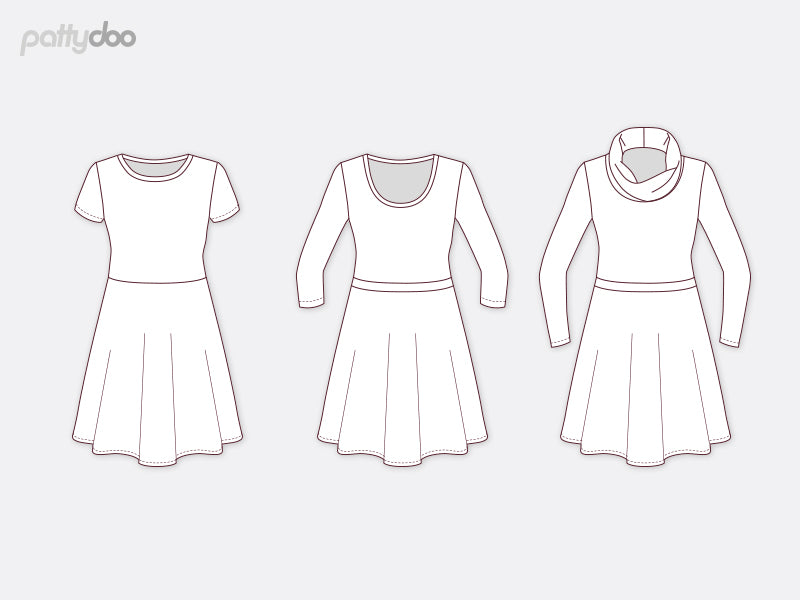 Pattydoo Damen Jerseykleid Ella Classic