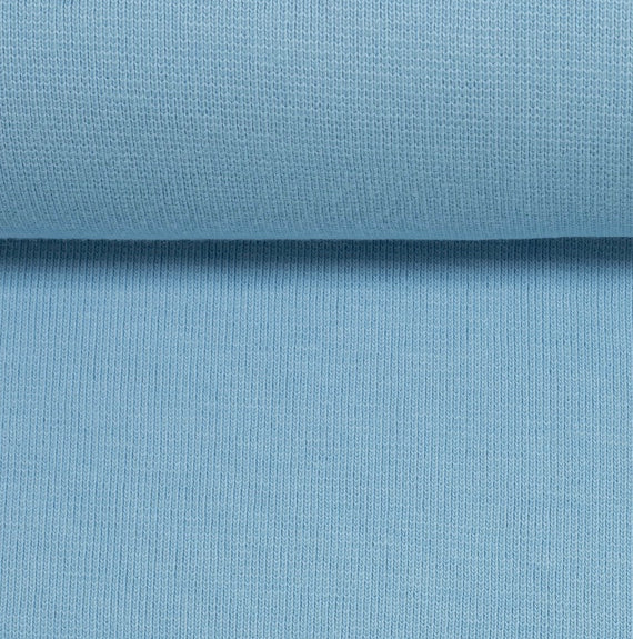Bündchen schwer hellblau
