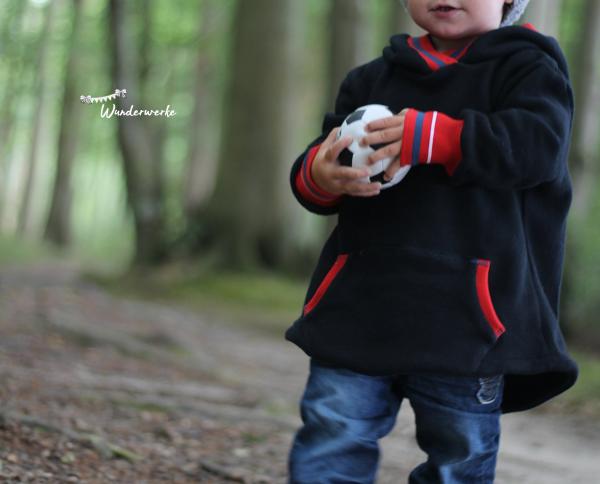 Baumwollfleece schwarz