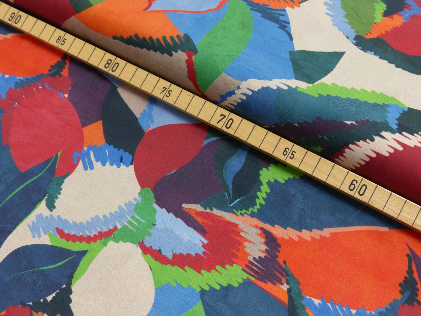 Baumwolle Bluse Abstrakt