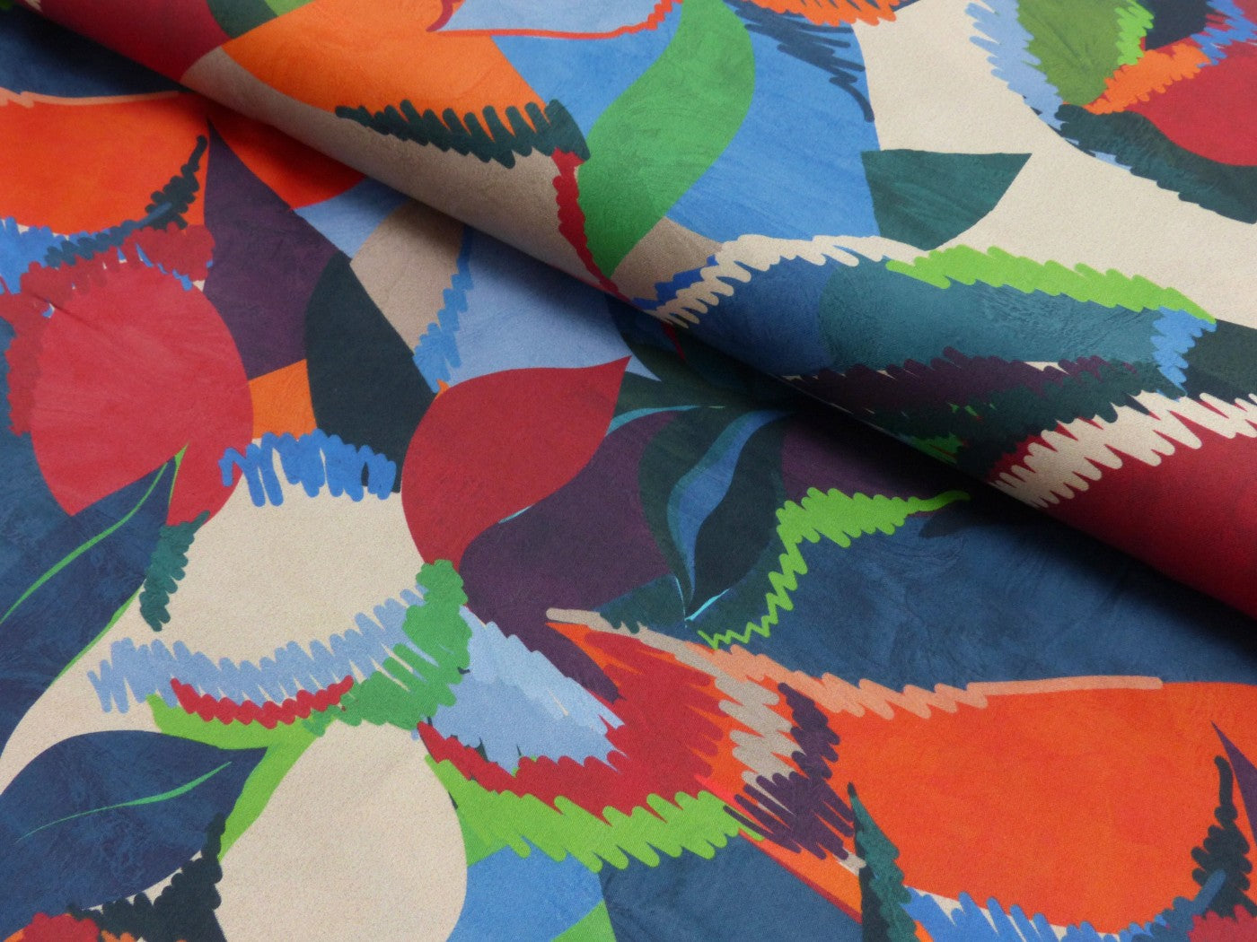 Baumwolle Bluse Abstrakt