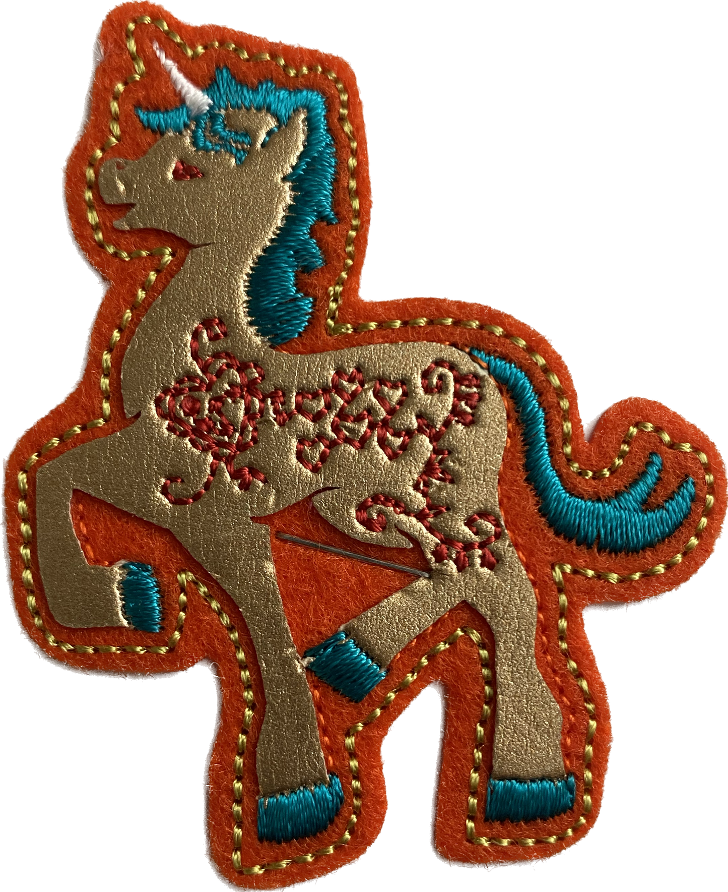 Applikation Einhorn glänzend