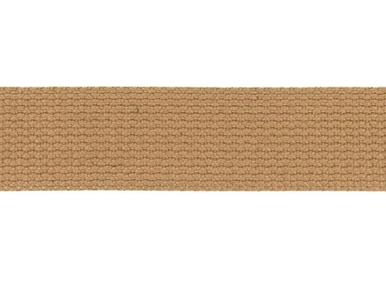 Gurtband Baumwolle 30mm beige