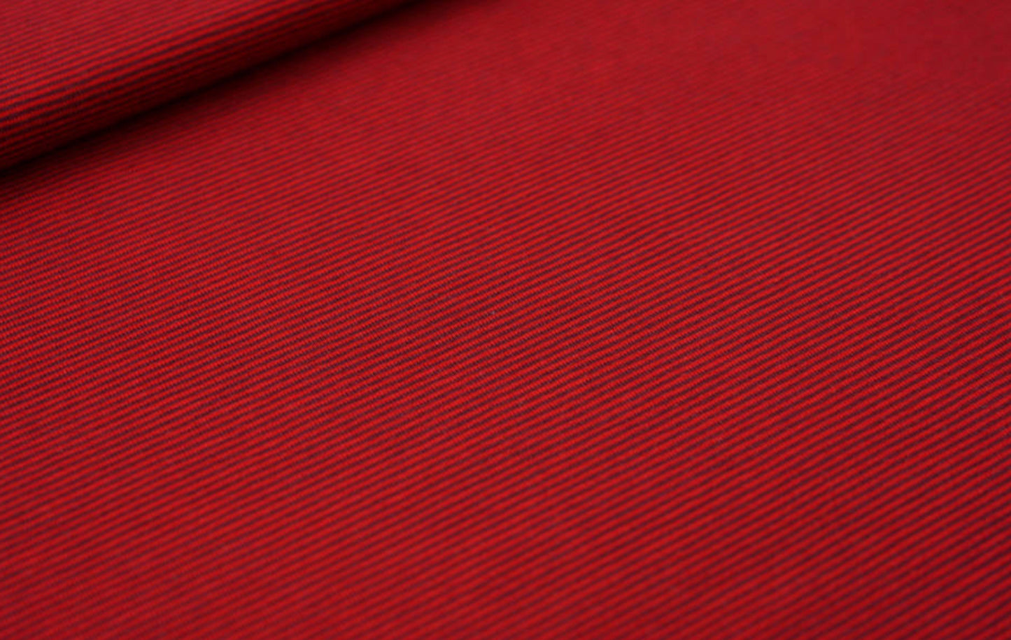 Jersey Streifen schmal rot