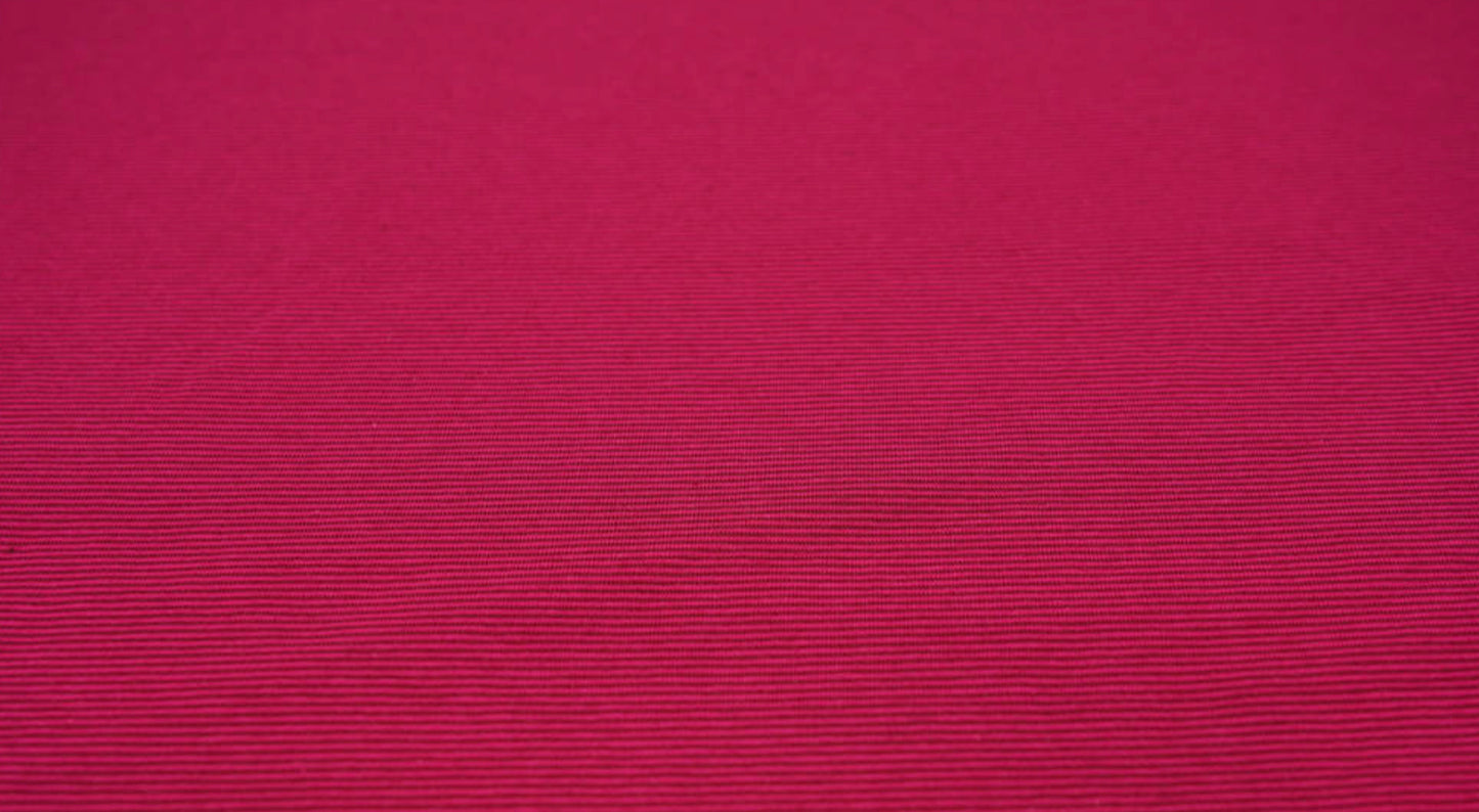 Bündchen Streifen schmal pink