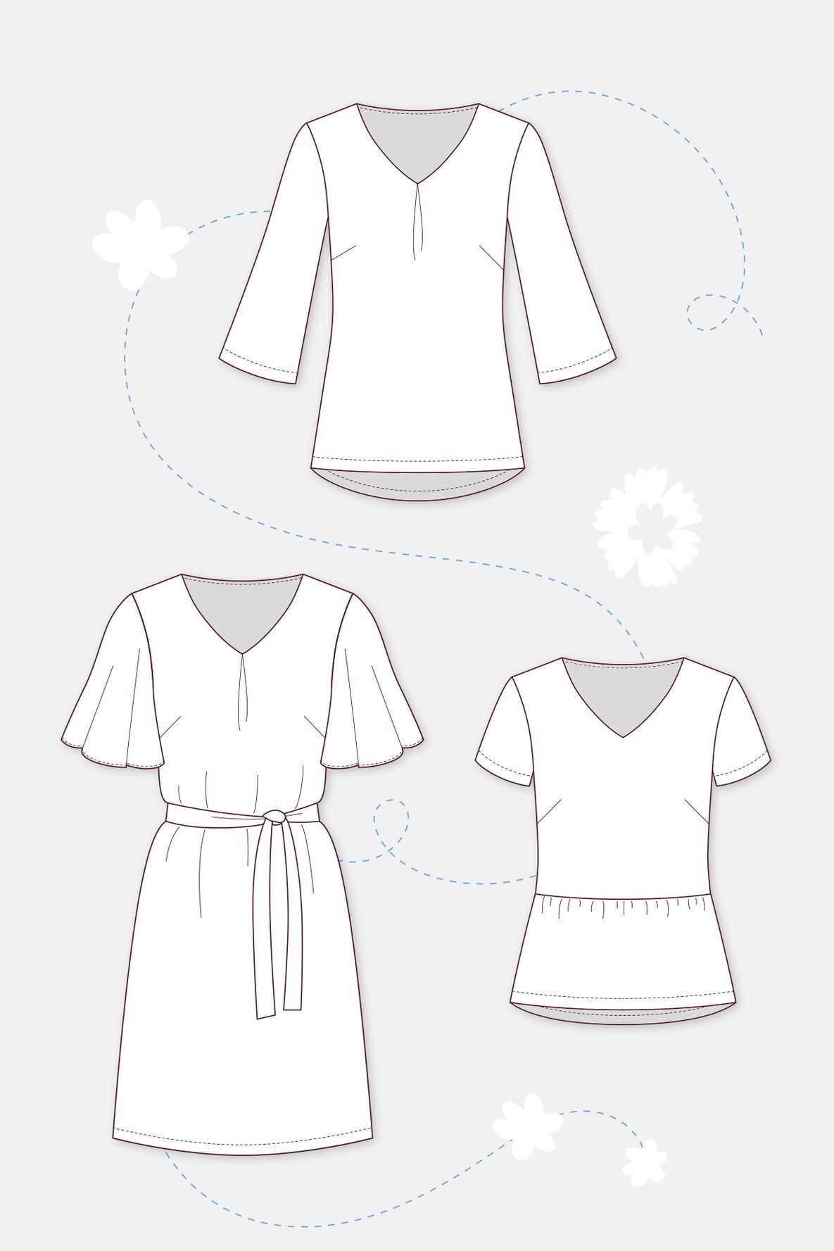 Pattydoo Damen Bluse und Kleid Jane