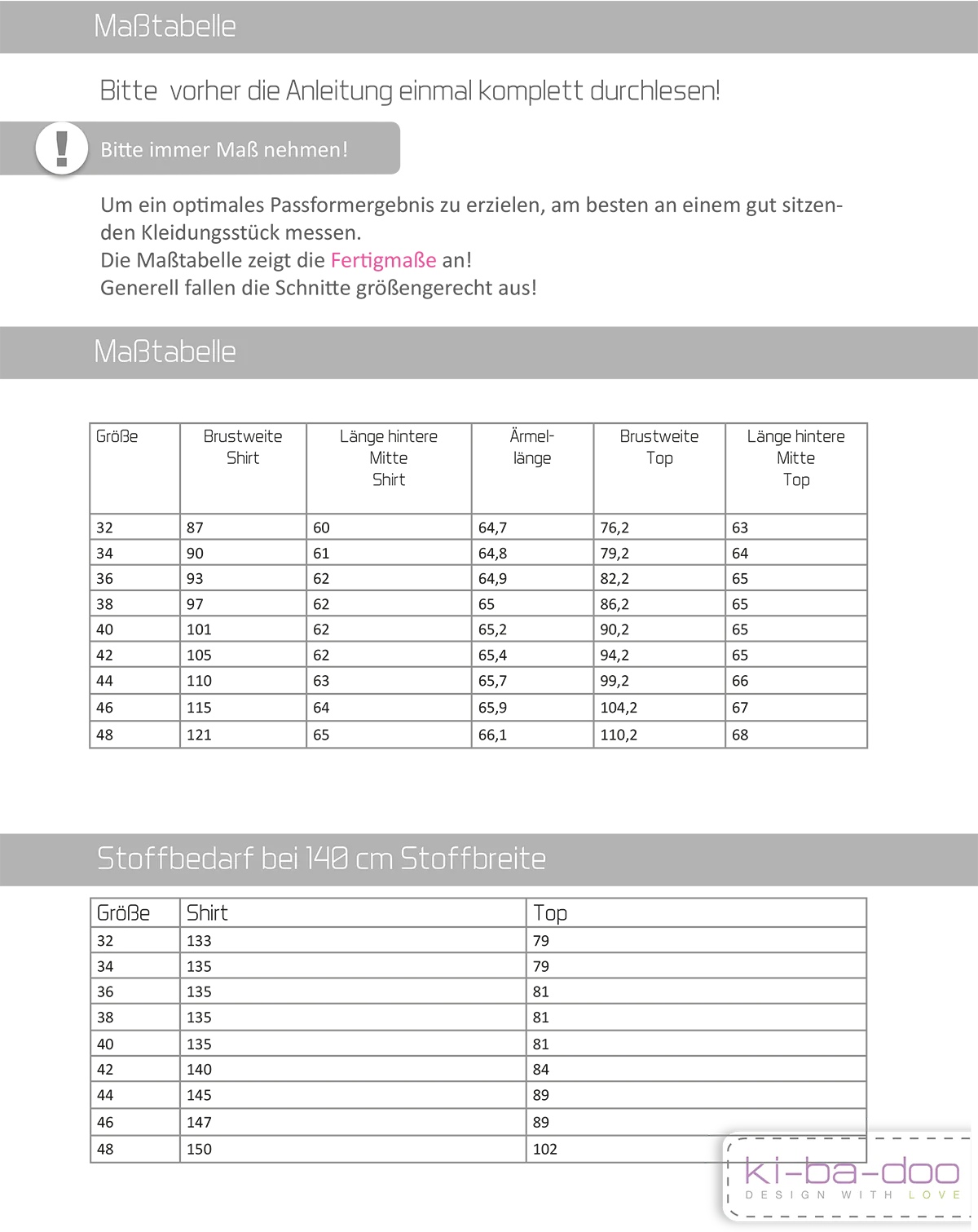 Ki-ba-doo Shirt&Top Malotty Damen Gr. 32-48