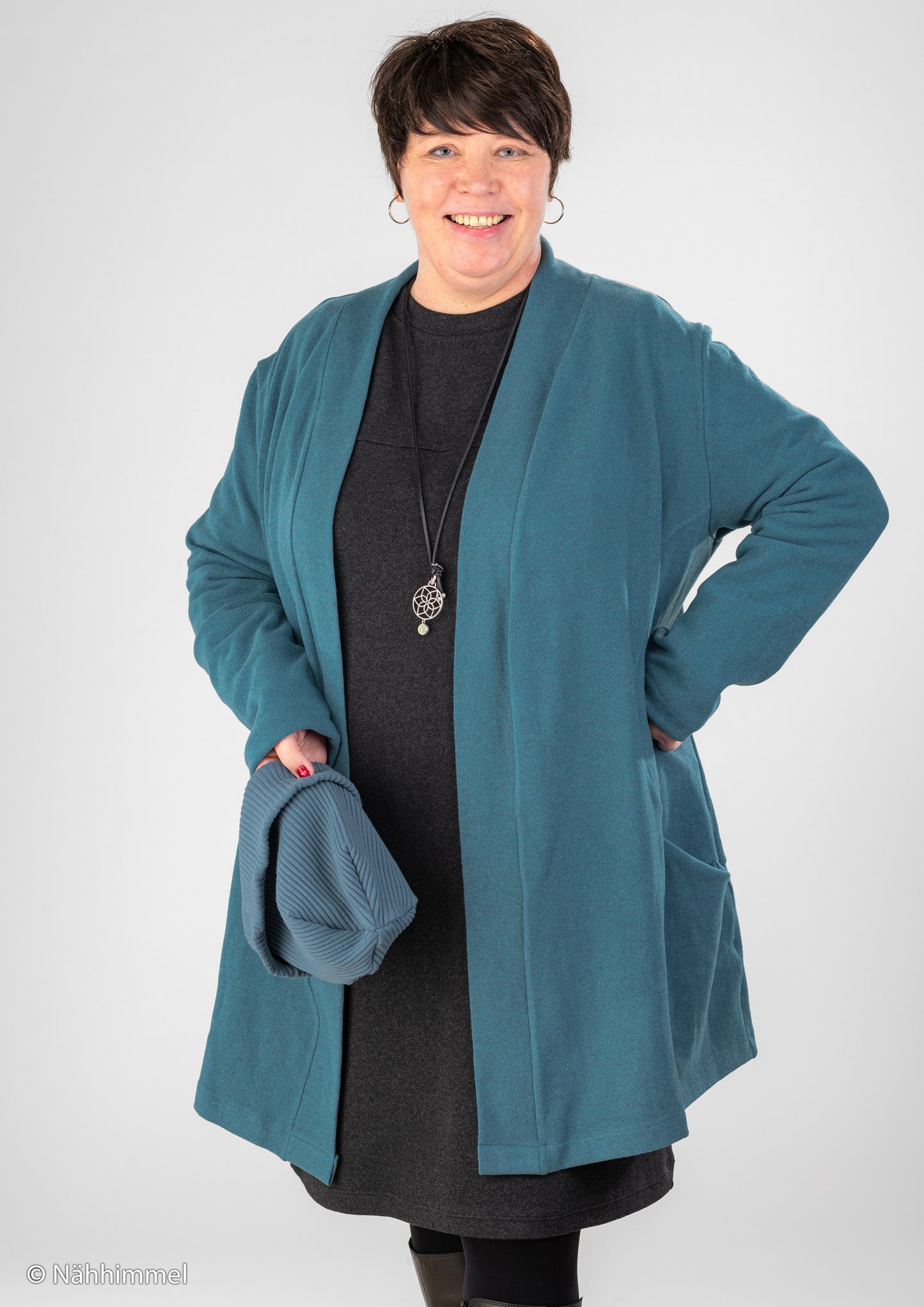 Bündchen Grobstrick Heiko violett