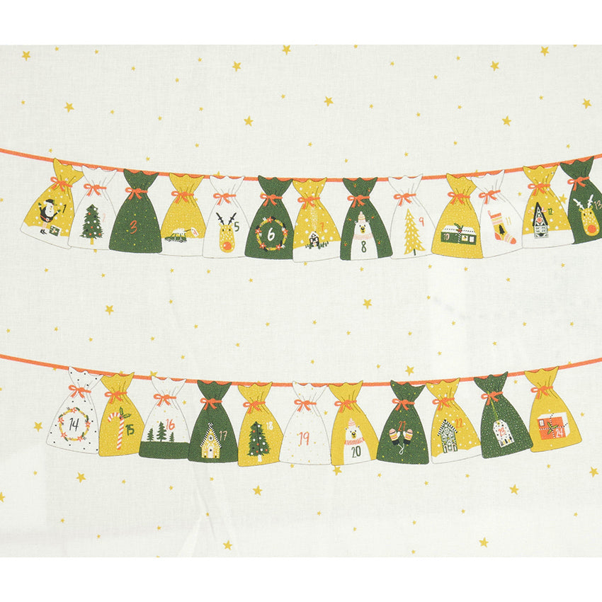 Baumwolle Weihnachten Panel DIY Adventskalender