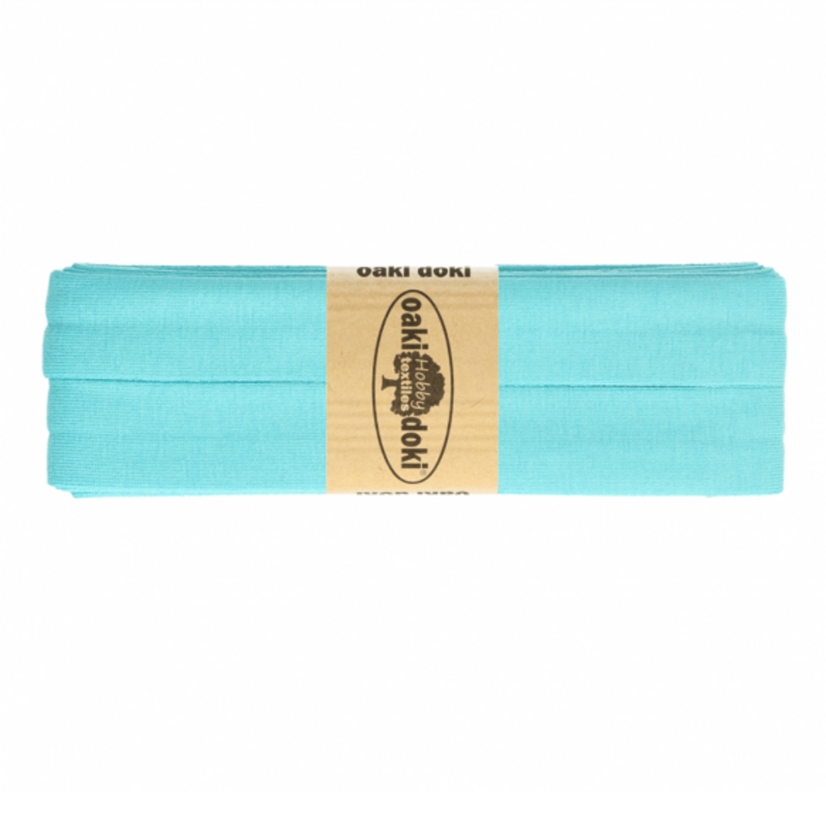 Jersey Schrägband 40/20mm Coupon helltürkis