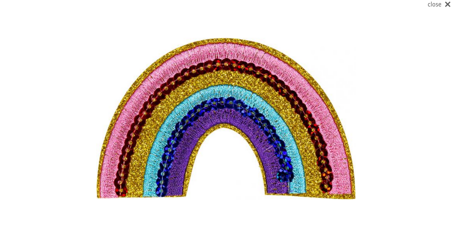 Applikation Regenbogen groß